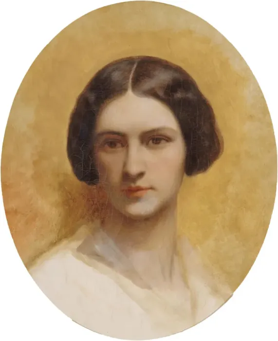 Framed Print : Print of Cornelia Marjolin-Scheffer, c. 1850