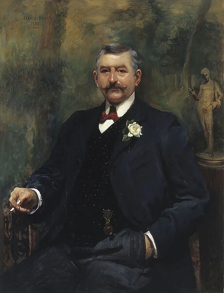 Portrait d'Ernest Cognacq, 1903. Creator: Jeanne-Magdeleine Favier