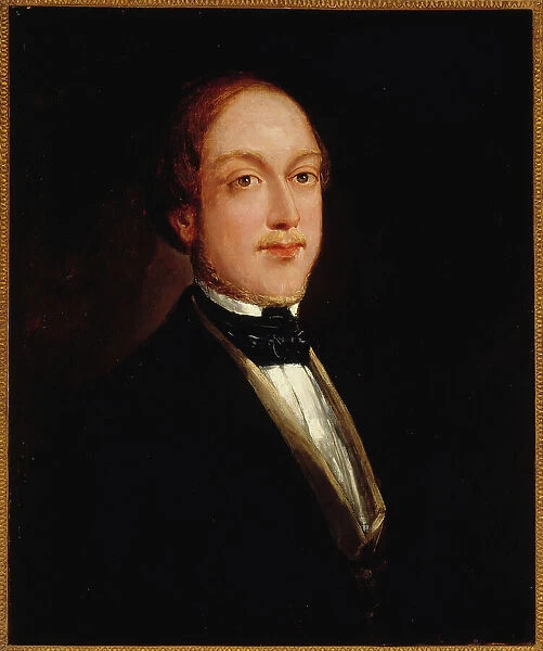 Portrait d'Henri de Bourbon, ducde Bordeaux, comte de Chambord (1820-1883), 1847. Creator: John-Lewis Brown