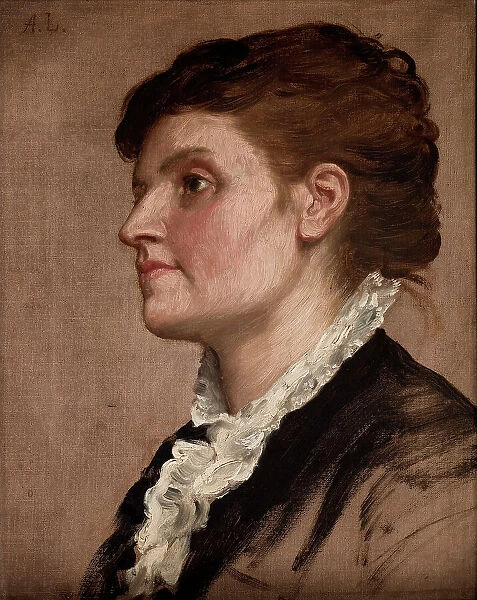Portrait de femme, c1880. Creator: Alphonse Legros