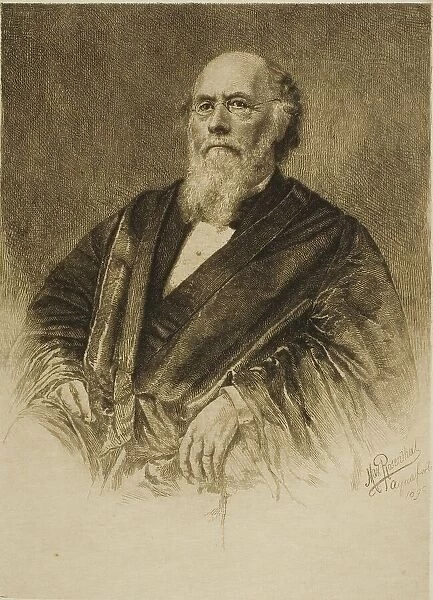 Portrait of Justice Stephen Field, 1890. Creator: Max Rosenthal