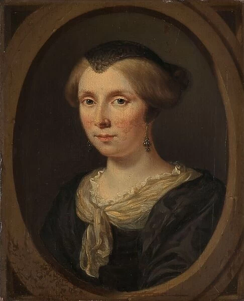 Portrait of Margaretha Verkolje, Wife of Reinier Couturier, 1682. Creator: Jan Verkolje