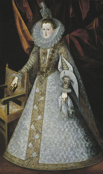 Portrait of Margarita of Austria (1584?1611), 1606. Artist: Pantoja de la Cruz, Juan (1553-1608)