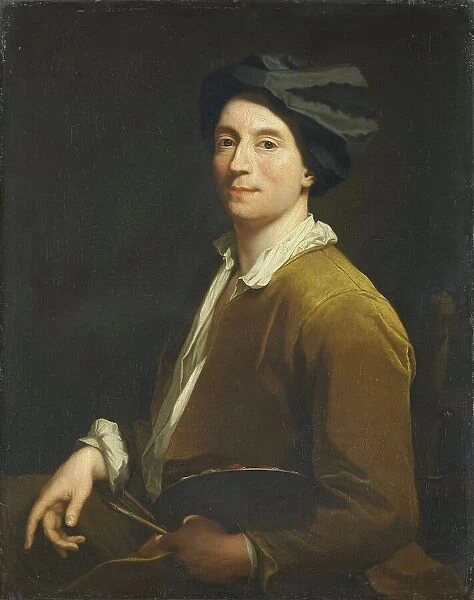 Portrait of a Painter, probably a Self Portrait, 1690-1729. Creator: Krzysztof Lubieniecki