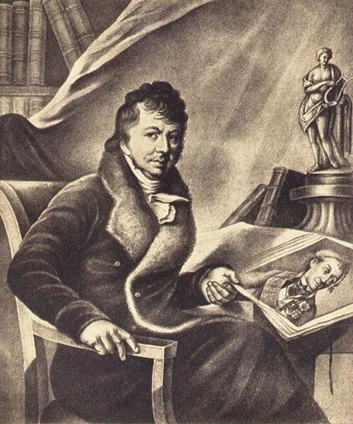 Portrait of the publisher Platon Petrovich Beketov (1761-1836), Early 19th cen
