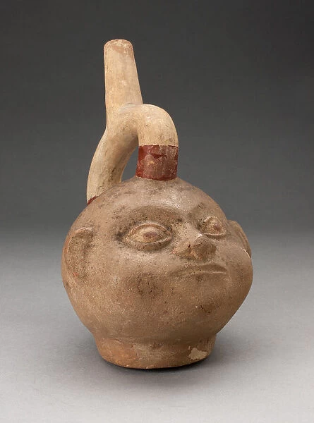Portrait Vessel of a Ruler with Large Cheeks, 100 B. C.  /  A. D. 500. Creator: Unknown
