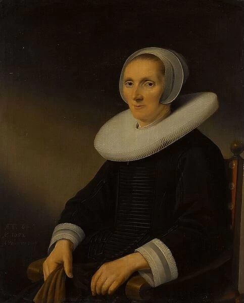 Portrait of a Woman, probably Jacobmina de Grebber (?-1666), 1652. Creator: Anthonie Palamedesz