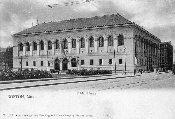 The Public Library, Boston, Massachusetts, 1905