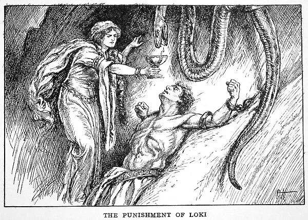The Punishment of Loki, 1925