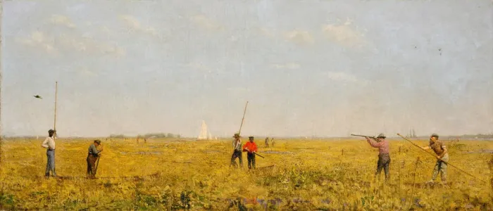 Framed Print : Pushing for Rail, 1874 Print by Thomas Eakins Framed Print : Pushing for Rail, 1874 Print by Thomas Eakins