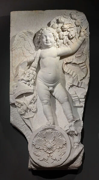 Putto with Papal Insignia, 1475  /  1500. Creator: Unknown