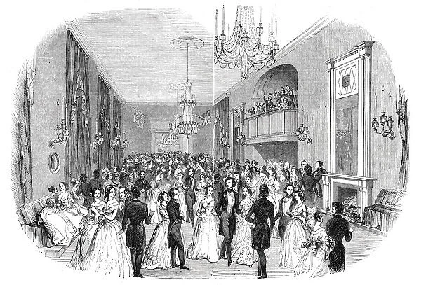 The Pytchley Hunt Ball, Northampton, 1844. Creator: Unknown