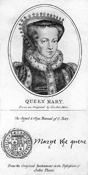 Queen Mary I of England. Artist: Antonis Mor