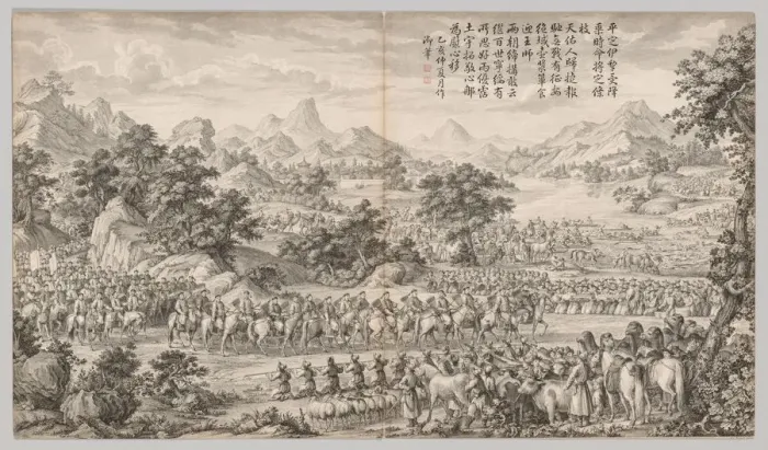 Framed Print : Print of Receiving Surrender from the Eli Framed Print : Print of Receiving Surrender from the Eli