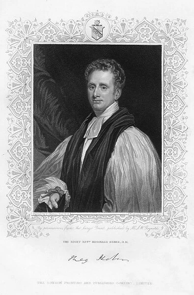 Reginald Heber (1783-1826), Bishop of Calcutta, 19th century. Artist: Thomas A Woolnoth
