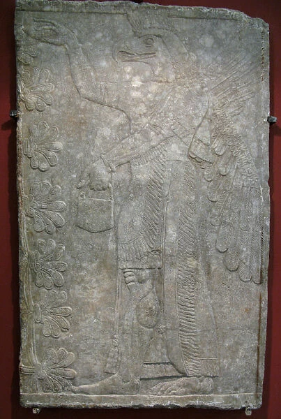 Relief from the palace of Ashurnasirpal II at Kalhu, Nimrud, 9th century BC