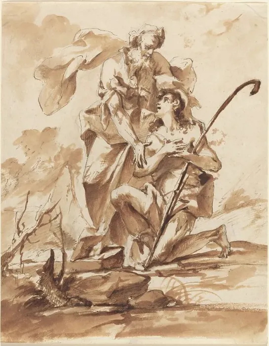 Framed Print : Print of Return of the Prodigal Son, c. 1720 Framed Print : Print of Return of the Prodigal Son, c. 1720