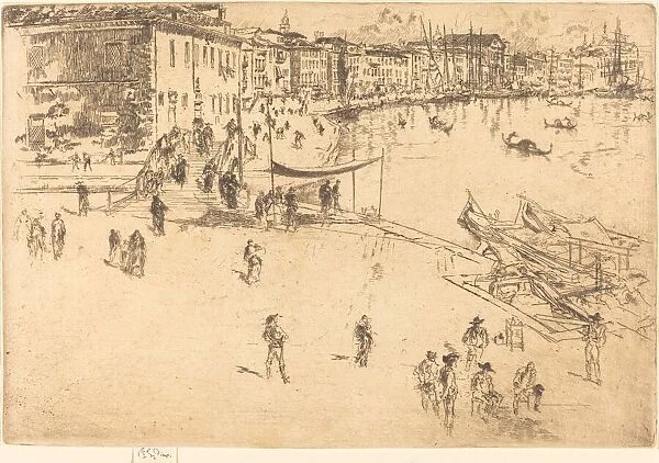 The Riva, No. II, 1880. Creator: James Abbott McNeill Whistler