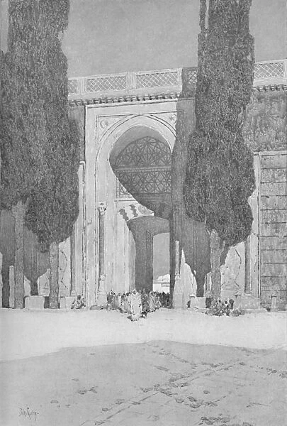The Royal Gate leading to the old Seraglio, 1913. Artist: Jules Guerin
