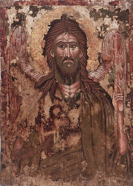 Saint John the Baptist, between 1600 and 1700. Creator: Serbian School