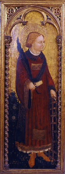 Saint Lawrence. Artist: Moretti, Cristoforo (active 1451-1485)