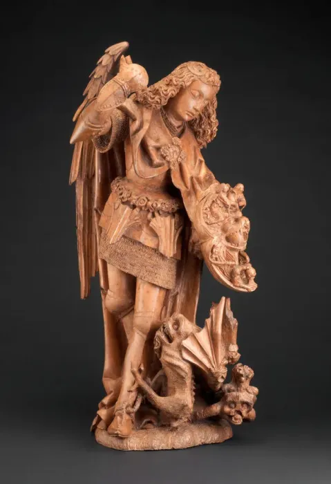 Framed Print : Saint Michael and the Devil Print, 1475 / 1500 Framed Print : Saint Michael and the Devil Print, 1475 / 1500