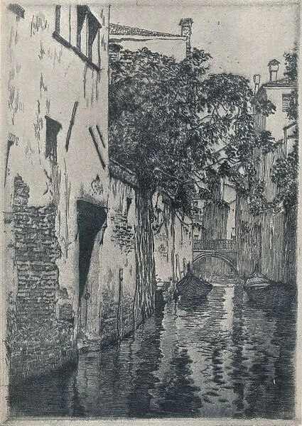 San Agostino Canal, Venice, c1905 (1914-1915). Artist: Clarence Gagnon