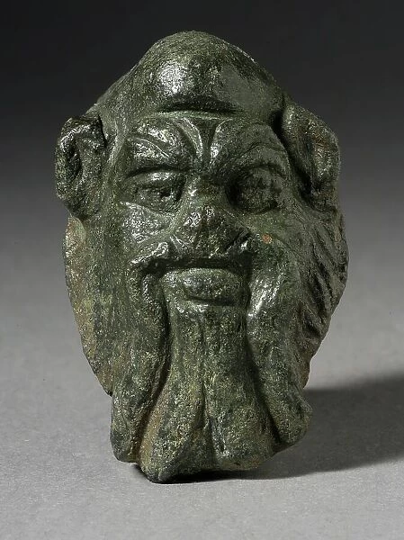 Satyr Head, Greco-Roman Period (300 BCE-200 CE). Creator: Unknown