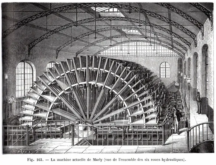 Framed Print : Print of The Second Machine of Marly, 1870-1875 Framed Print : Print of The Second Machine of Marly, 1870-1875