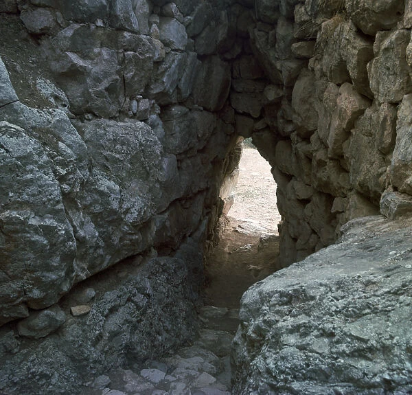 The Secret Stairway to the postern gate of Tiryns, 15th century BC