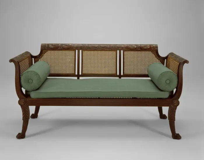 Framed Print : 1815 / 20 Settee Print, Unknown Creator Framed Print : 1815 / 20 Settee Print, Unknown Creator