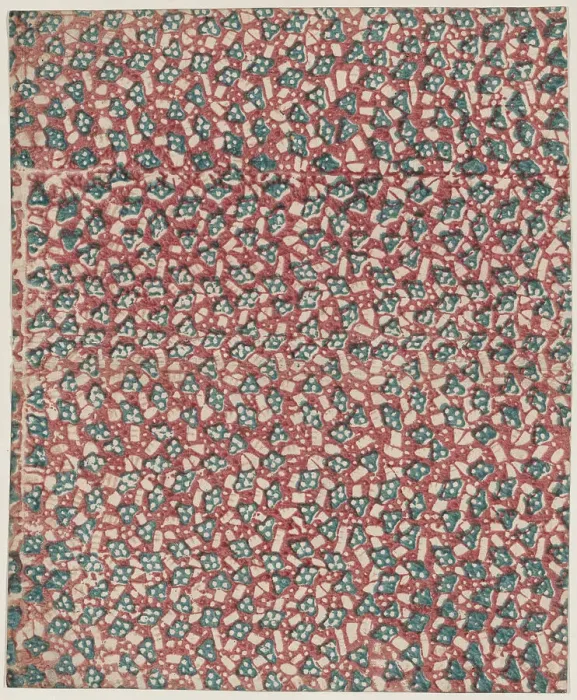 Framed Print : Abstract Pattern Print, 19th century Framed Print : Abstract Pattern Print, 19th century