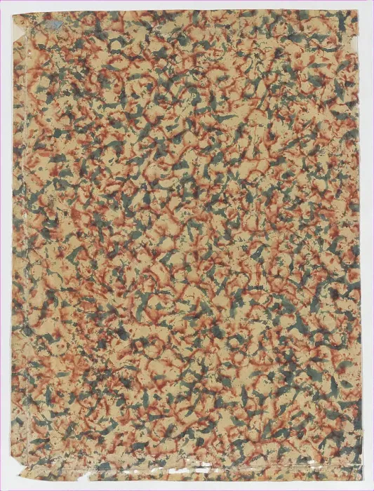 Framed Print : Splotchy Pattern Print, 19th century Framed Print : Splotchy Pattern Print, 19th century