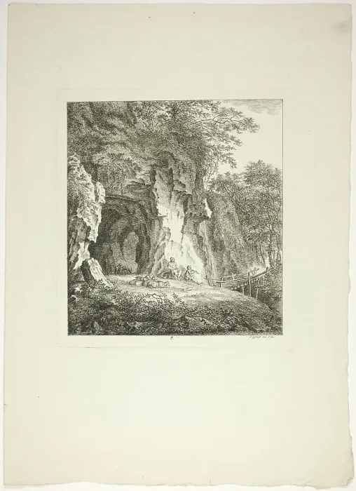 Framed Print : Shepherds and Sheep Print, 1764