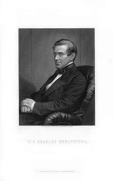 Sir Charles Wheatstone, British inventor, (1899). Artist: C Cook