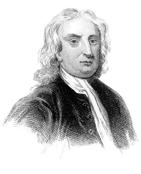 Sir Isaac Newton, English physicist, mathematician and astronomer, (c1850)
