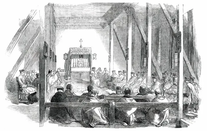 Framed Print : Sitting of the Synod, 1850 Print Framed Print : Sitting of the Synod, 1850 Print