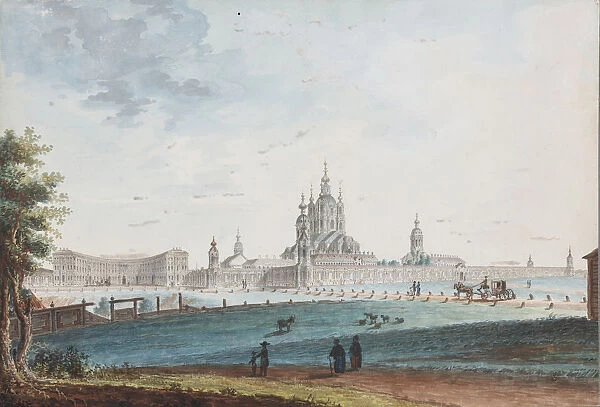 The Smolny Convent in Saint Petersburg, 1790s