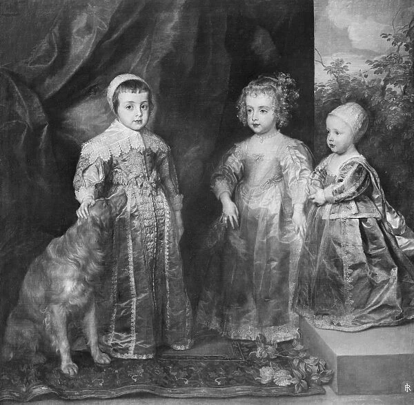 The three sons of Charles I, King of England, 1630s. Artist: Anthony van Dyck