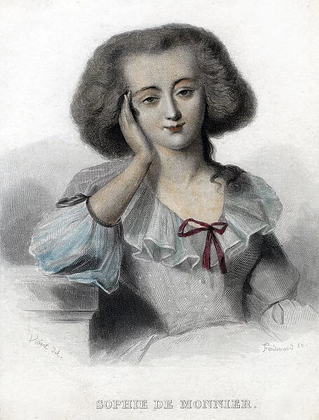 Sophie de Monnier, 19th century. Artist: Ferdinand