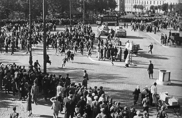 The Soviet Red Army in Riga, 1940, 1940
