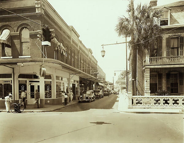 St. George Street, St. Augustine, St. Johns County, Florida, 1937. Creator: Frances Benjamin Johnston