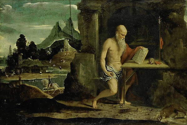 St Jerome, 1500-1520. Creator: Bernardino da Asola