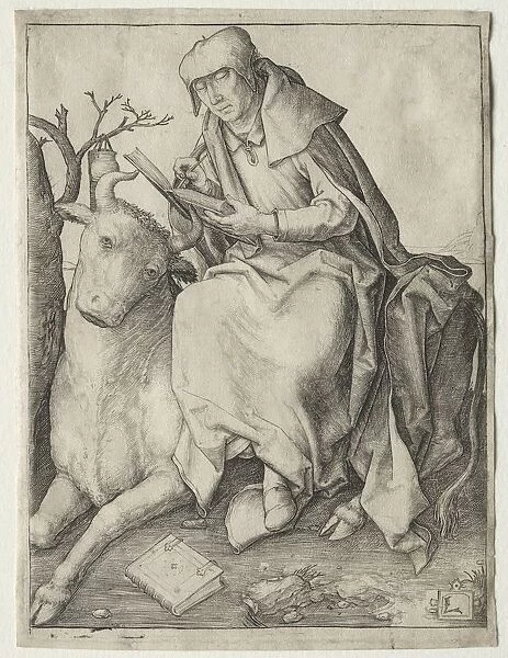 St. Luke, c. 1508. Creator: Lucas van Leyden (Dutch, 1494-1533)
