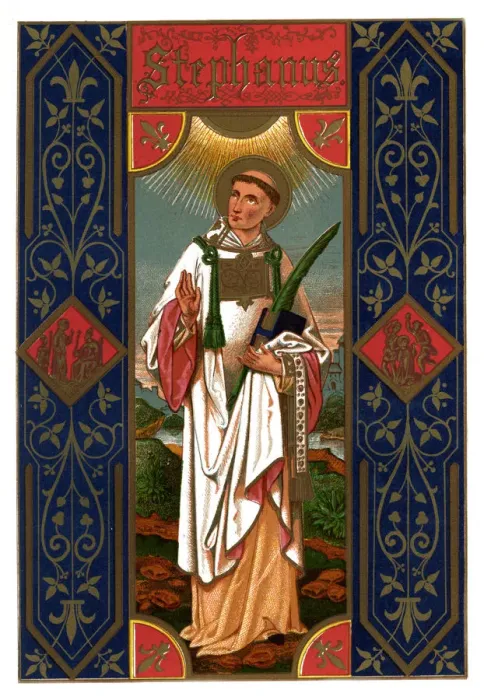 Framed Print : St Stephen Print, 1886 Framed Print : St Stephen Print, 1886