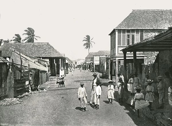 Steet scene in Port Royal, Jamaica, 1895. Creator: York & Son