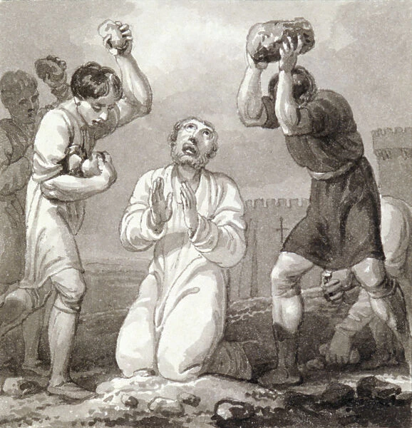 The Stoning of St Stephen, c1810-c1844. Artist: Henry Corbould