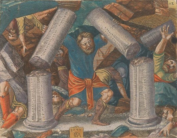 The Story of Samson, 1549. Creator: Cornelis Massys