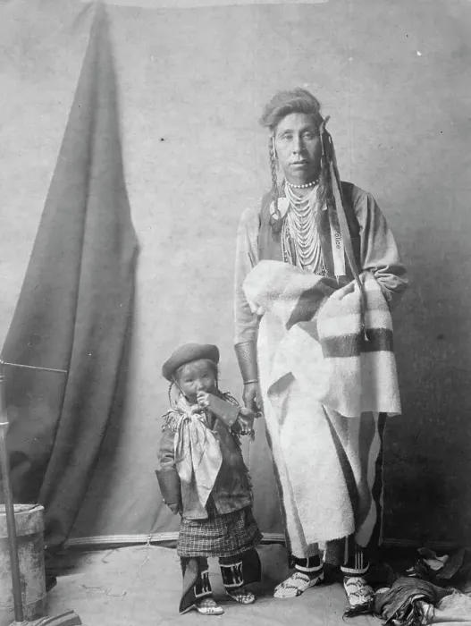 Framed Print : Edward Curtis Print: Strong Enemy