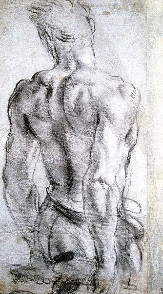 Study of a Figure, c1560-1609. Artist: Lodovico Carracci